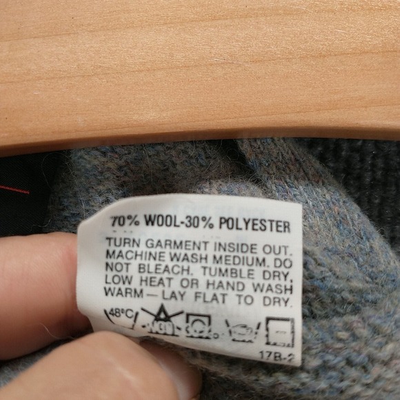 Robert Bruce Men's Knit Sweater Vest Multicolor Medium Sleeveless Wool Blend - Picture 12 of 15